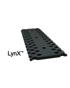 LYNX™ sparskär 20 mm i slitstål 500 HBW för snöskopor – dubbelfasat, vändbart och perforerat, utvecklat av Partrex och Fronteq