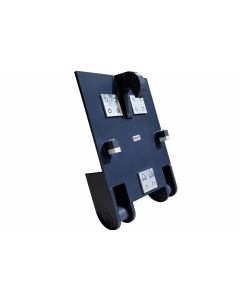 Ombyggnadsfäste B30 på plåt axel ø100 ROBUST